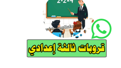 جروب واتس 3 اعدادي